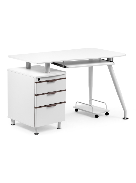 Компьютерный стол Erida 120х60х75 white