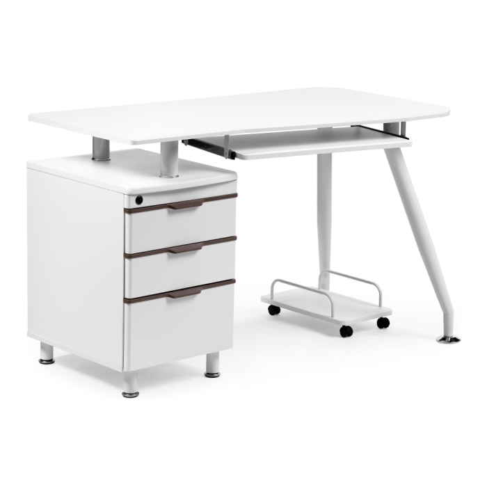 Компьютерный стол Erida 120х60х75 white