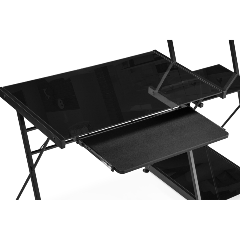 Компьютерный стол Kros 140х55х101 black