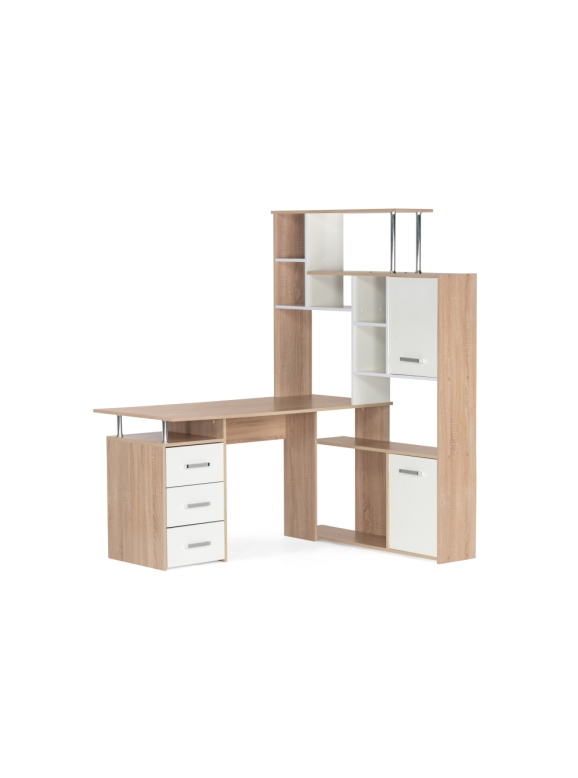 Компьютерный стол КС15 правый 142,7х130х175,2 дуб сонома