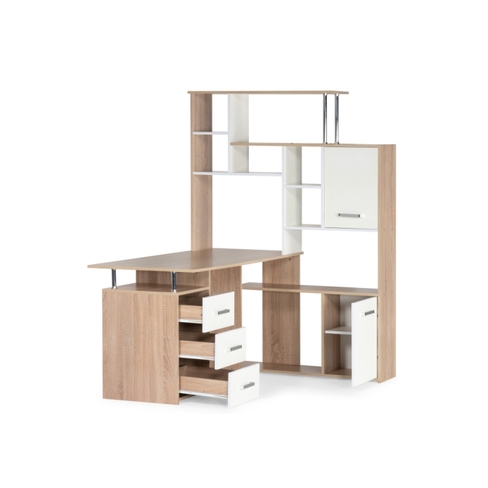 Компьютерный стол КС15 правый 142,7х130х175,2 дуб сонома