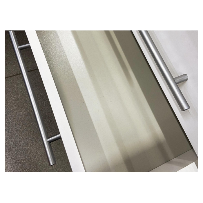 Компьютерный стол КСТ-109 127х140х75 левый белый