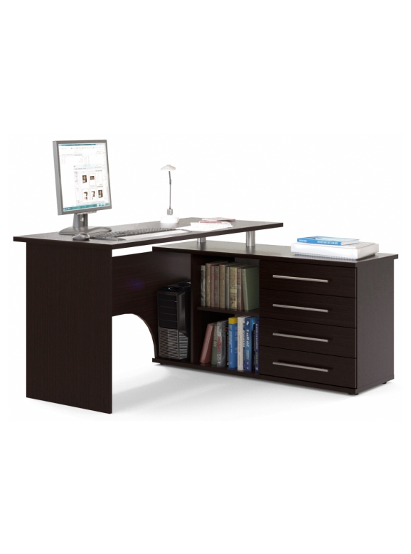 Компьютерный стол КСТ-109П правый венге