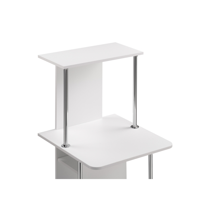 Компьютерный стол КСТ-12 60х60х125,5 белый