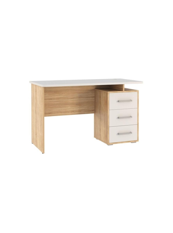 Компьютерный стол Лайт-2 120х60х75 см дуб сонома / белый