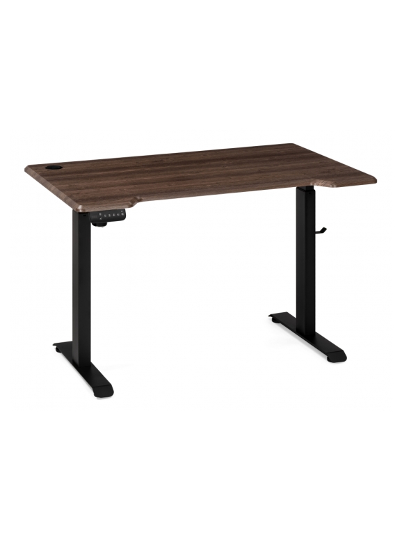 Компьютерный стол Маркос с механизмом подъема 120х75х75 черный / кантри орех