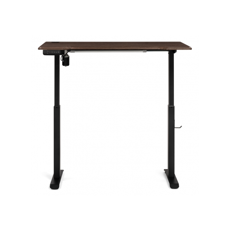 Компьютерный стол Маркос с механизмом подъема 120х75х75 черный / кантри орех