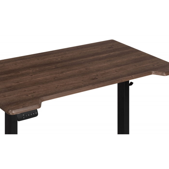 Компьютерный стол Маркос с механизмом подъема 120х75х75 черный / кантри орех