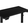 Компьютерный стол Маркос с механизмом подъема 120х75х75 черный /шагрень черная