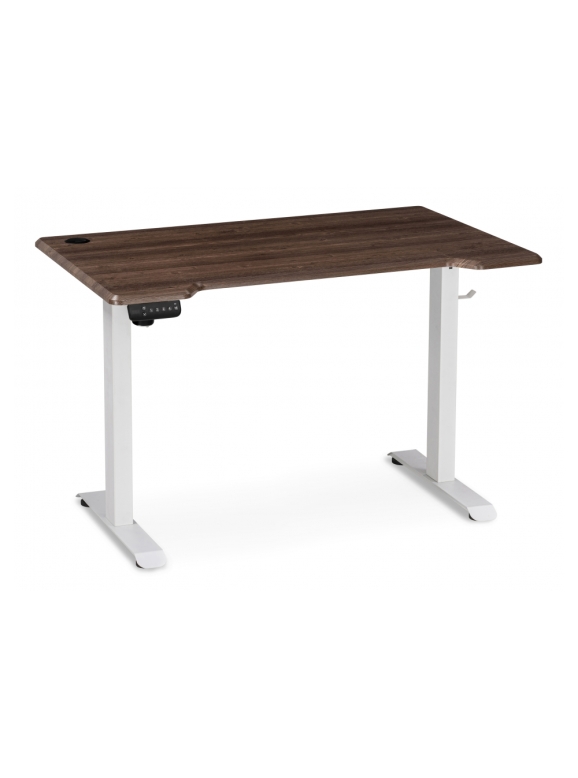 Компьютерный стол Маркос с механизмом подъема 120х75х75 орех кантри / белый