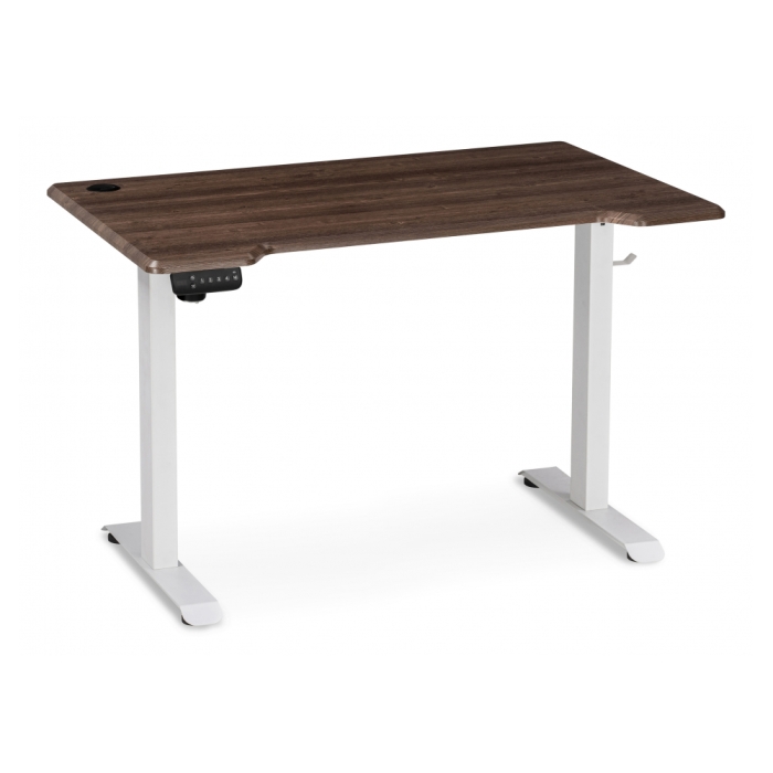 Компьютерный стол Маркос с механизмом подъема 120х75х75 орех кантри / белый