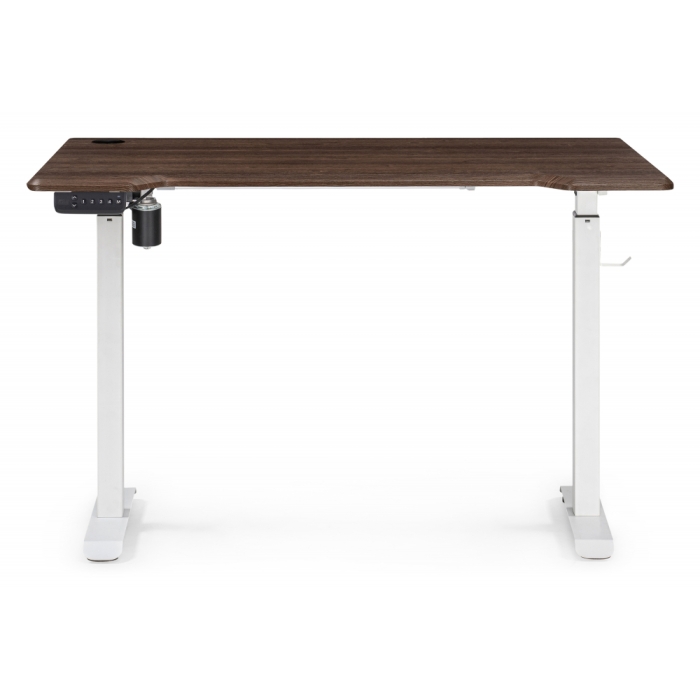 Компьютерный стол Маркос с механизмом подъема 120х75х75 орех кантри / белый
