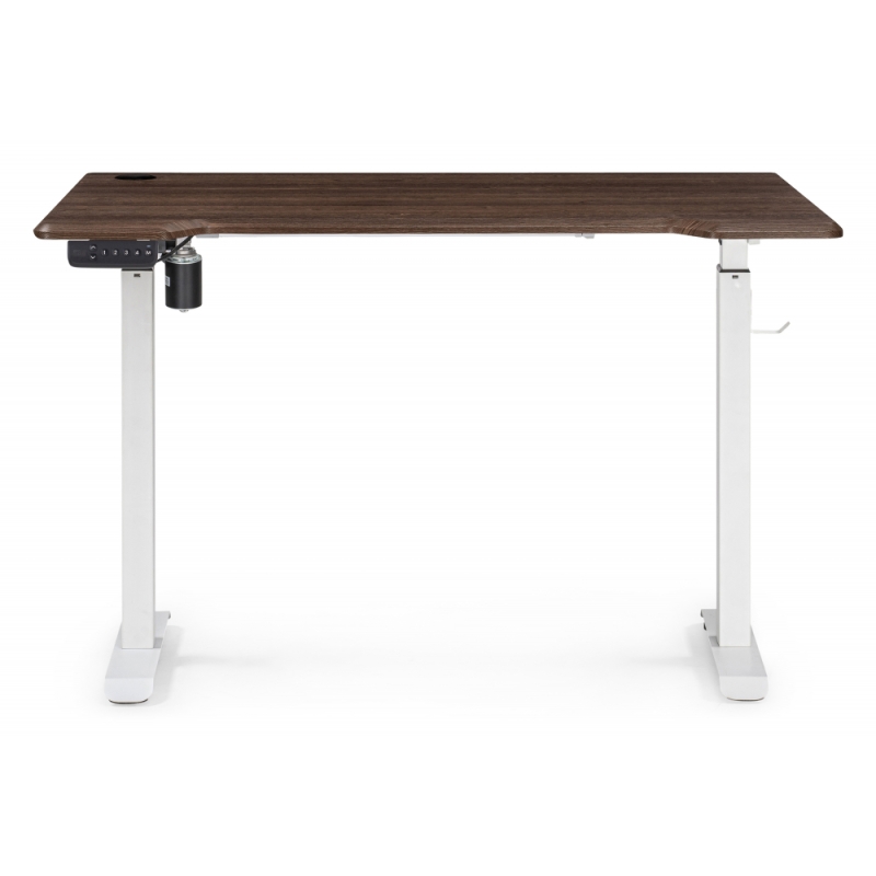 Компьютерный стол Маркос с механизмом подъема 120х75х75 орех кантри / белый