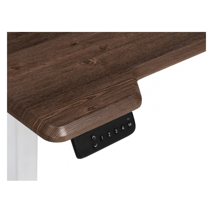 Компьютерный стол Маркос с механизмом подъема 120х75х75 орех кантри / белый