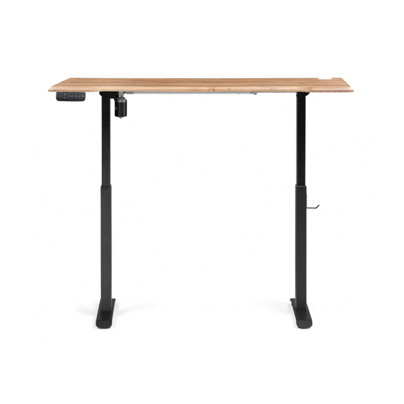 Компьютерный стол Маркос с механизмом подъема 140х80х75 дуб вотан / черный