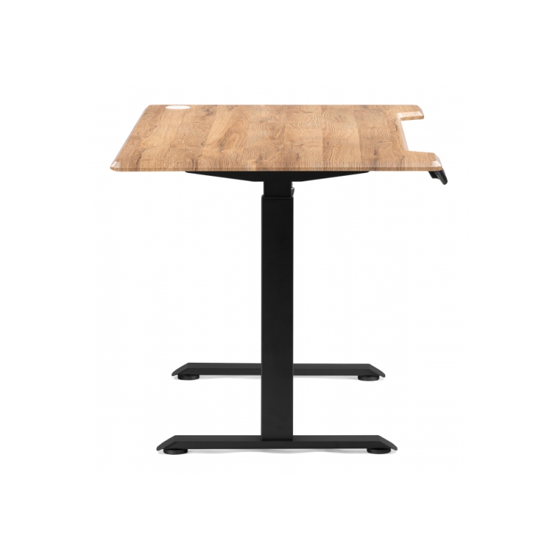 Компьютерный стол Маркос с механизмом подъема 140х80х75 дуб вотан / черный