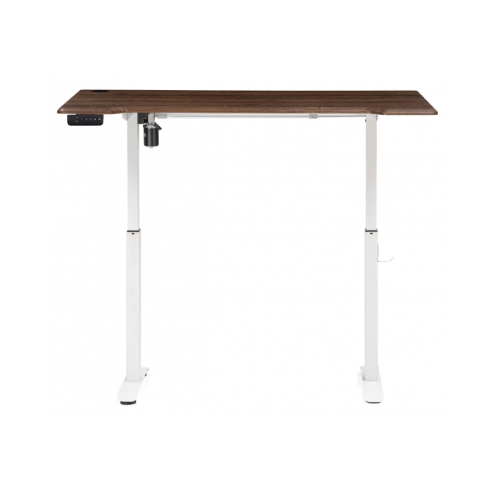 Компьютерный стол Маркос с механизмом подъема 140х80х75 орех кантри / белый