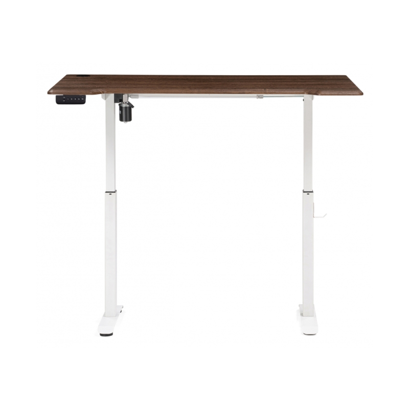 Компьютерный стол Маркос с механизмом подъема 140х80х75 орех кантри / белый