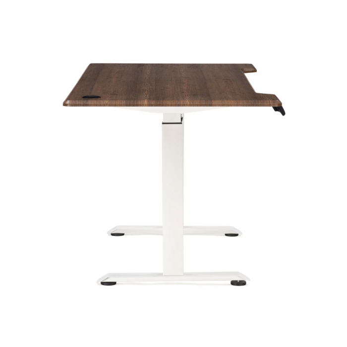 Компьютерный стол Маркос с механизмом подъема 140х80х75 орех кантри / белый