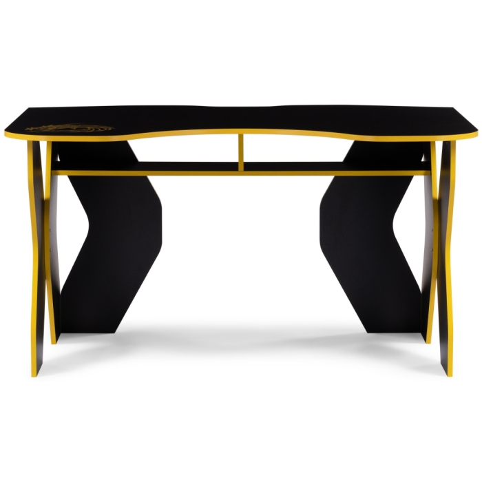 Компьютерный стол Вивианн 140х89х75 черный / желтый