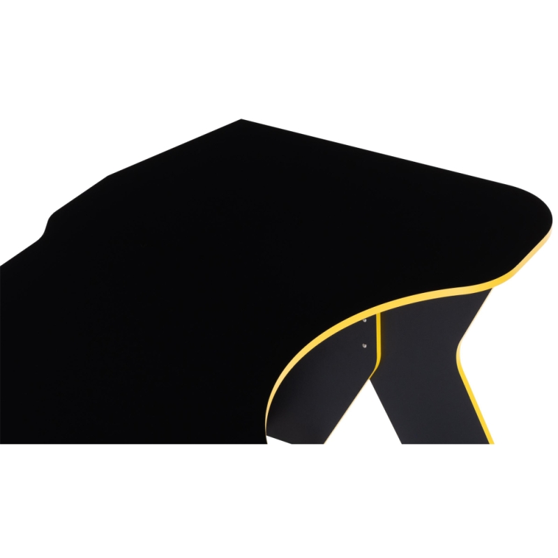 Компьютерный стол Вивианн 140х89х75 черный / желтый