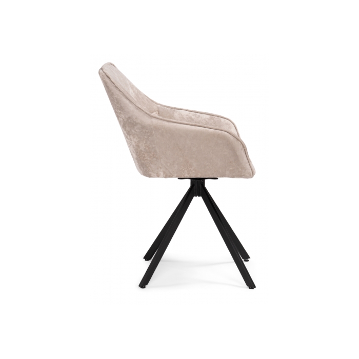 Кресло Дакота крутящееся бежевое / черное