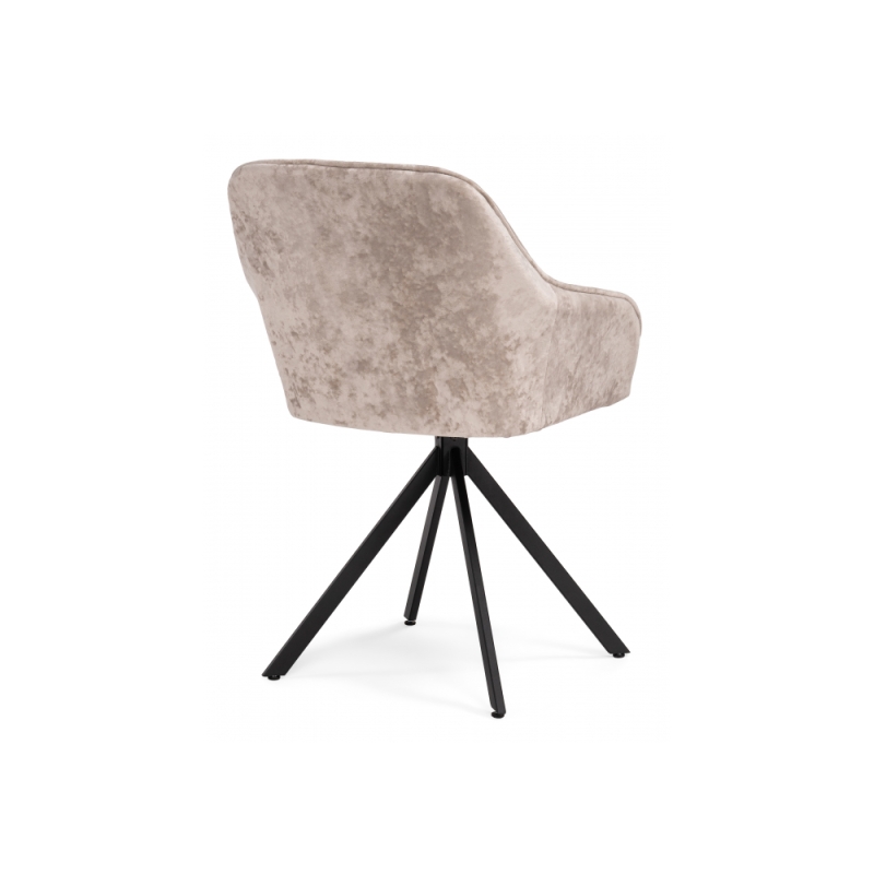 Кресло Дакота крутящееся бежевое / черное