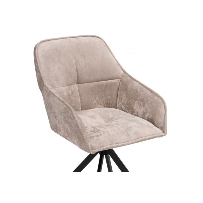 Кресло Дакота крутящееся бежевое / черное