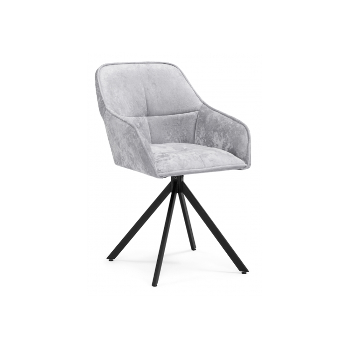 Кресло Дакота крутящееся серое / черное