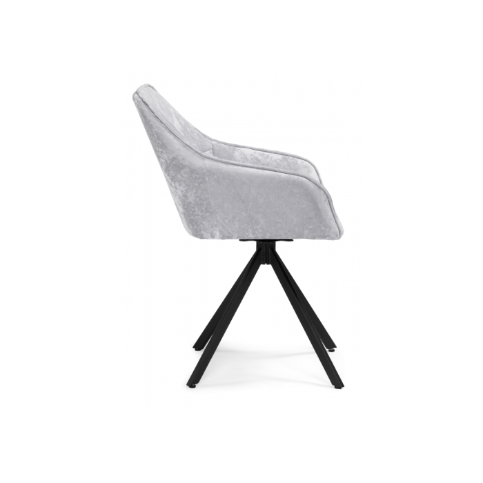 Кресло Дакота крутящееся серое / черное