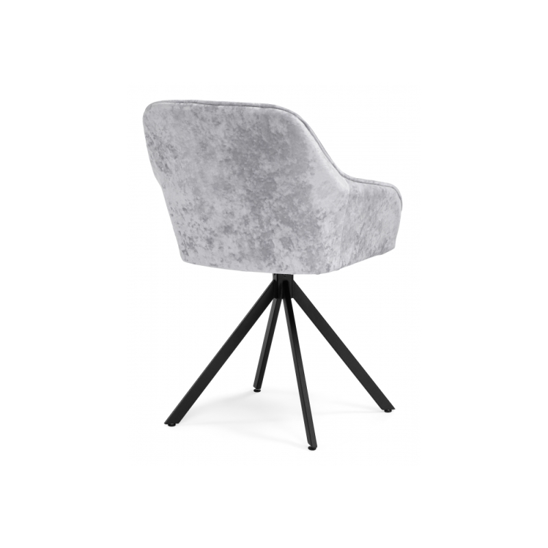 Кресло Дакота крутящееся серое / черное