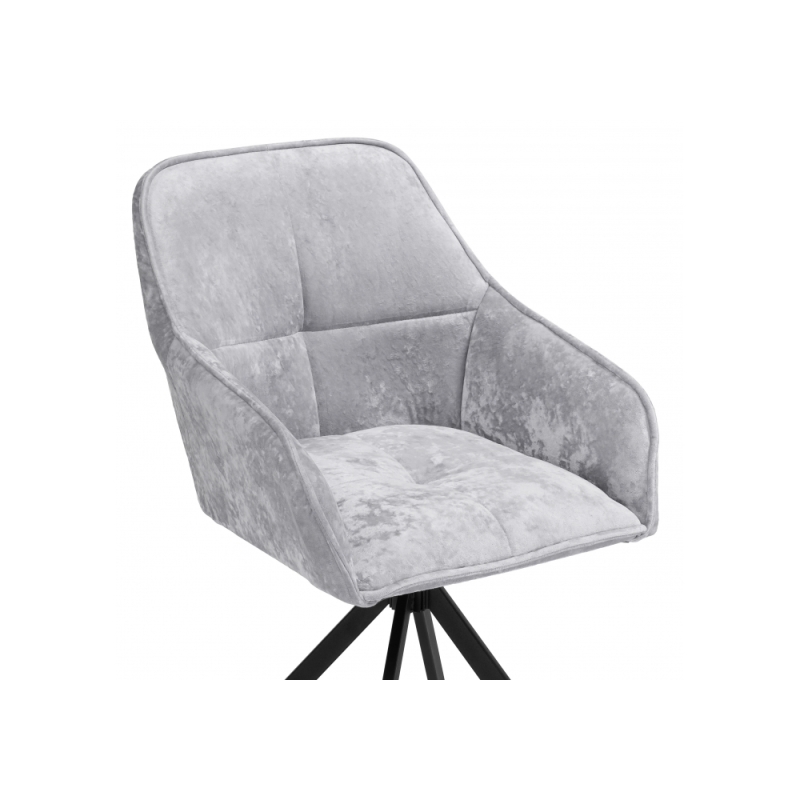 Кресло Дакота крутящееся серое / черное