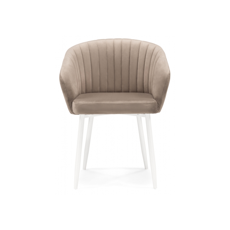 Кресло Корсо бежевое / белое