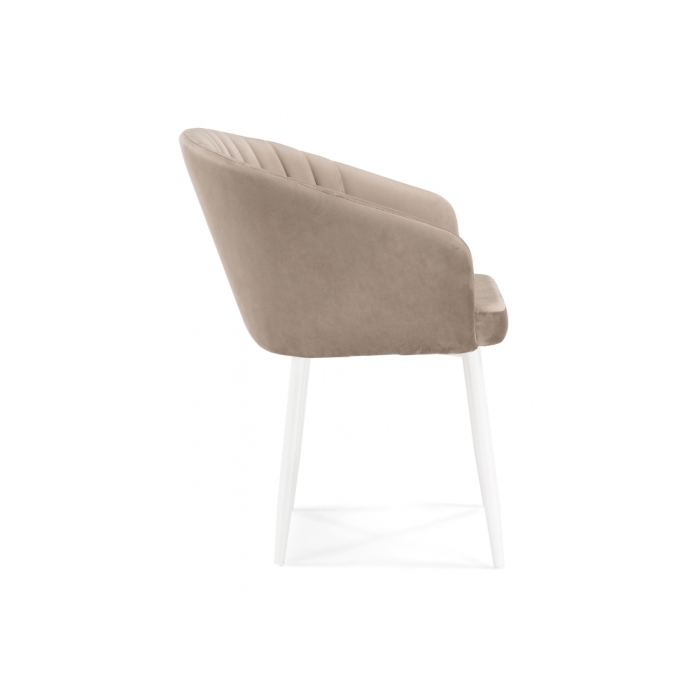 Кресло Корсо бежевое / белое