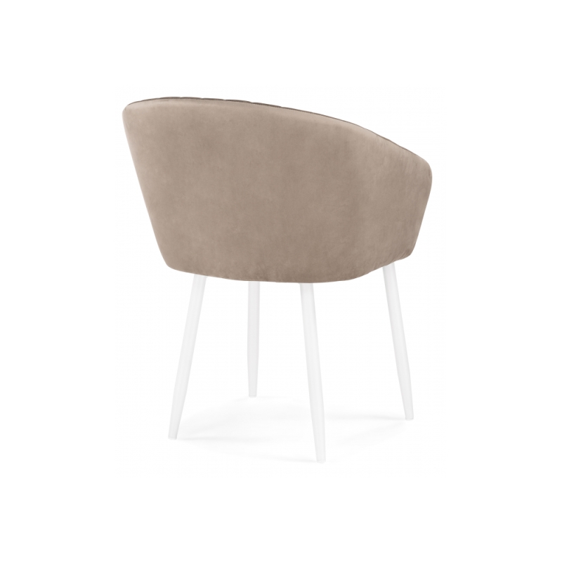 Кресло Корсо бежевое / белое