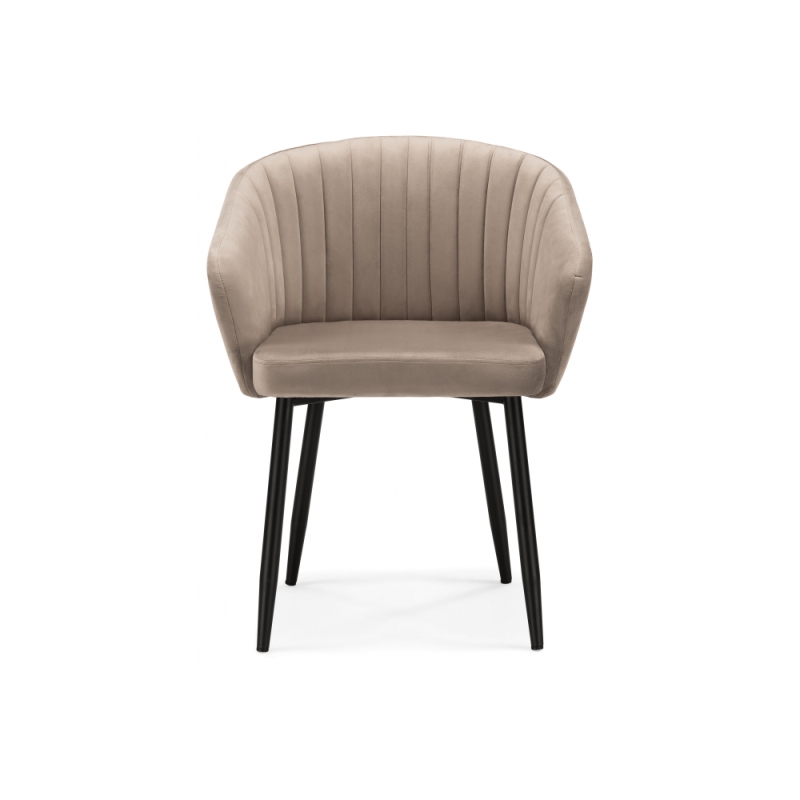 Кресло Корсо бежевое / черное