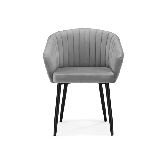 Кресло Корсо темно-серое / черное