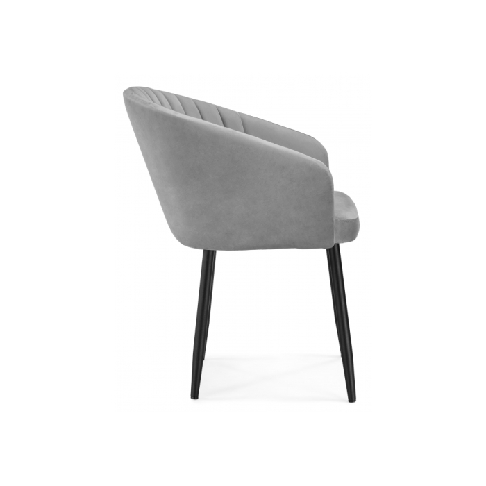 Кресло Корсо темно-серое / черное