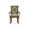 Кресло Линет soprano nefrit / ромб / орех миланский