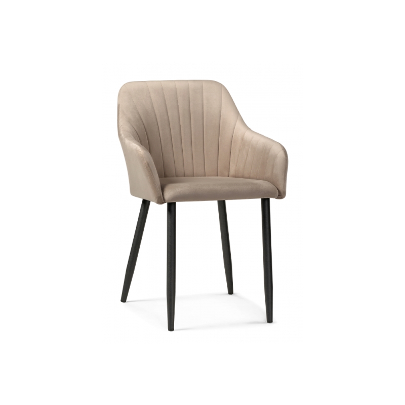 Кресло Слэм бежевое / черное