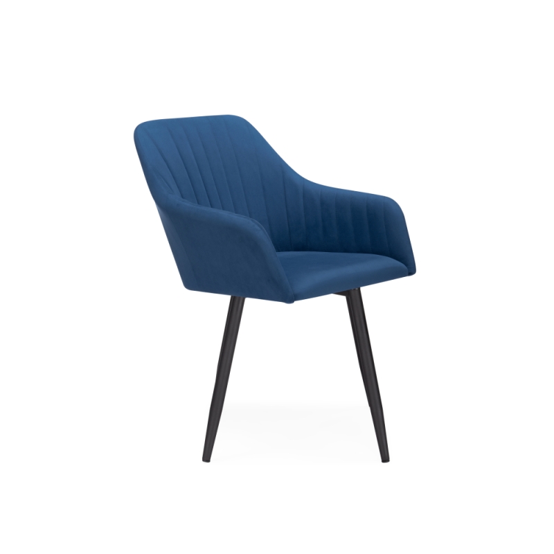 Кресло Слэм крутящееся синее / черное