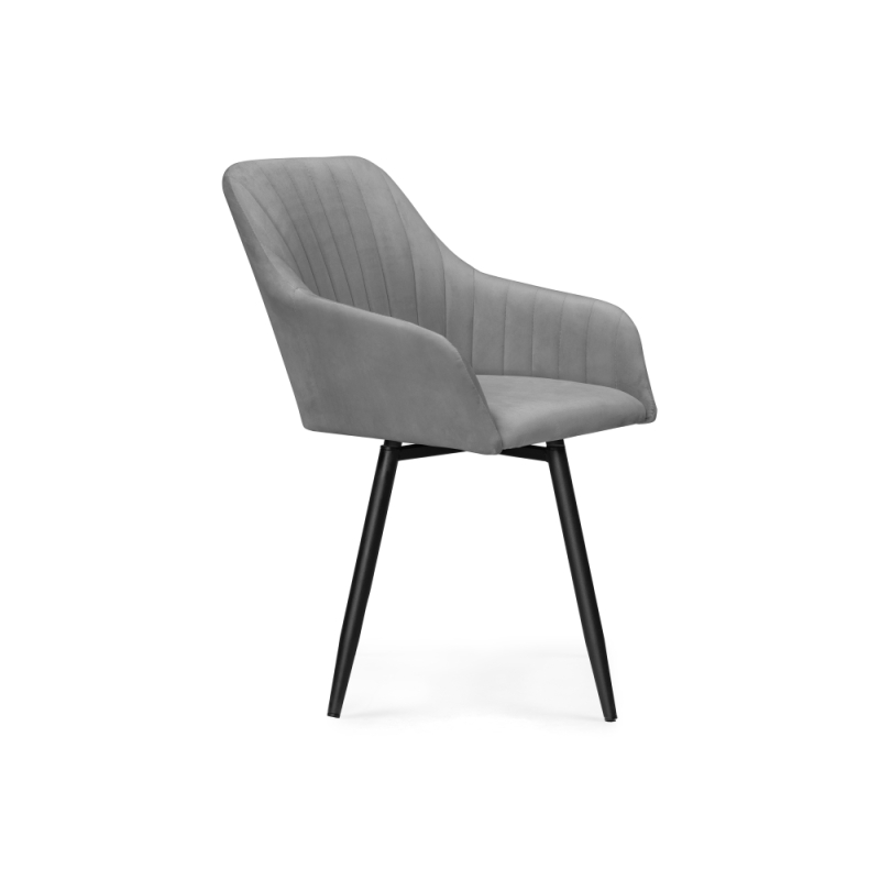 Кресло Слэм крутящееся темно-серое / черное