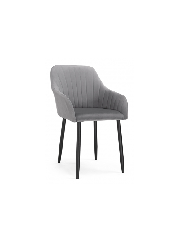 Кресло Слэм темно-серое / черное