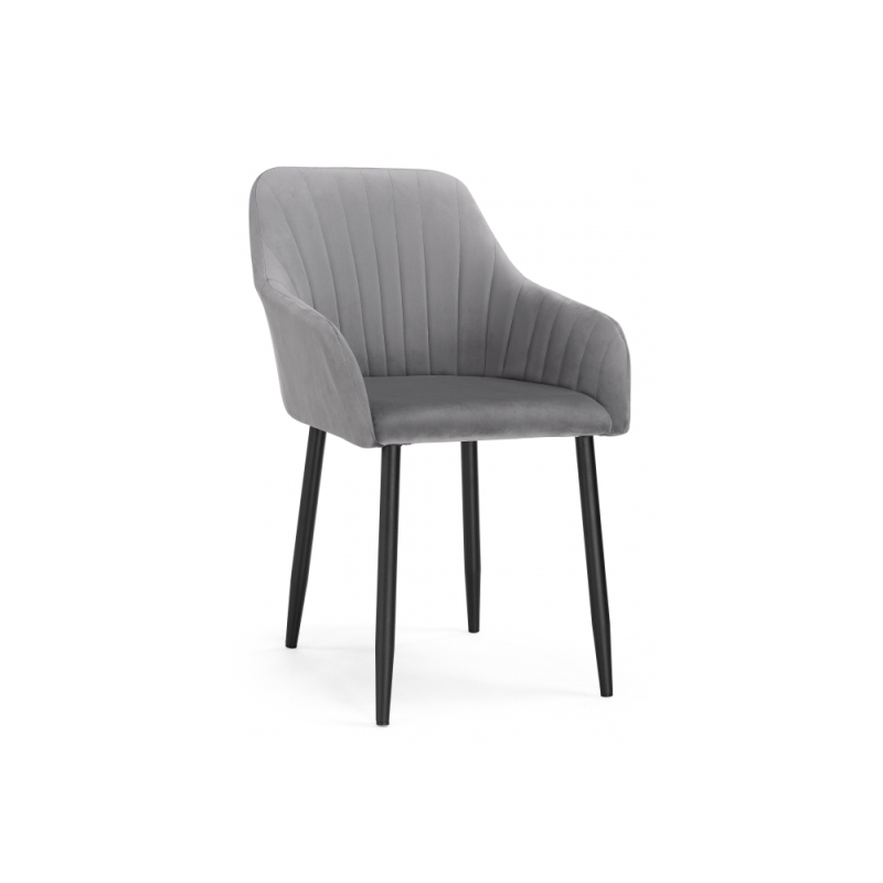 Кресло Слэм темно-серое / черное