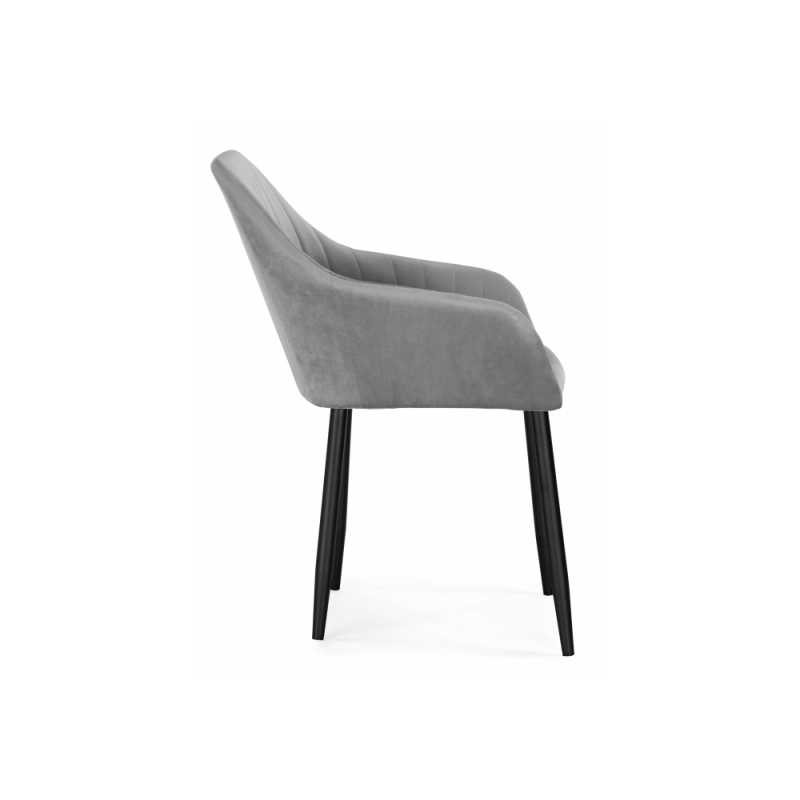 Кресло Слэм темно-серое / черное