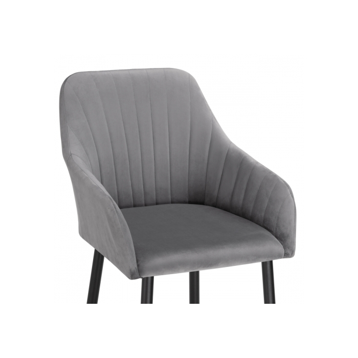 Кресло Слэм темно-серое / черное