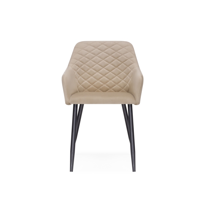 Кресло Стив бежевое / черное