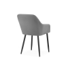 Стул на металлокаркасе Стив темно-серый / черный