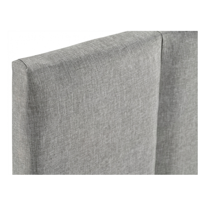 Кровать двуспальная Афродита-3 160 х 200 см с ПМ рогожка серая