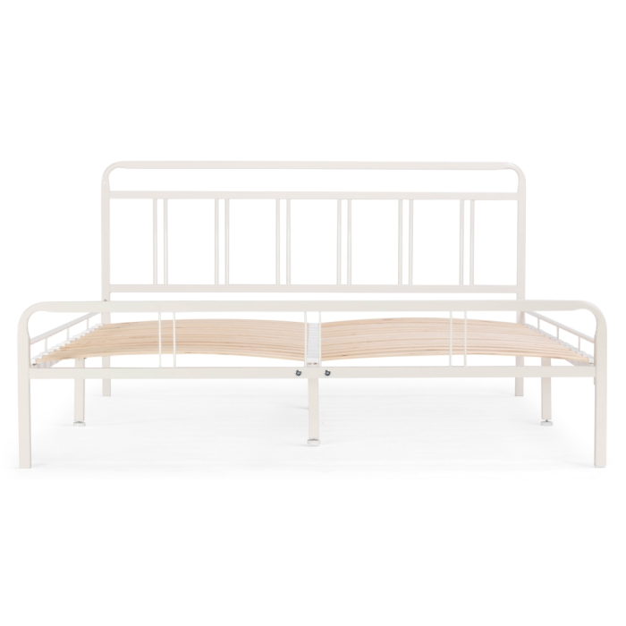 Двуспальная кровать Рейк 160х200 белая